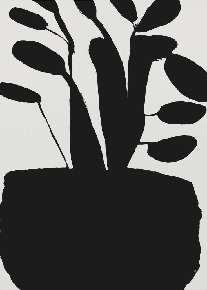 Topfpflanzen-Silhouette Nr. 2 | Poster