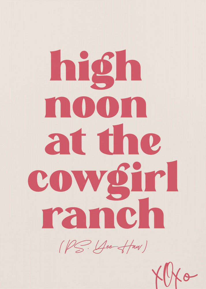Cowgirl | Leinwand