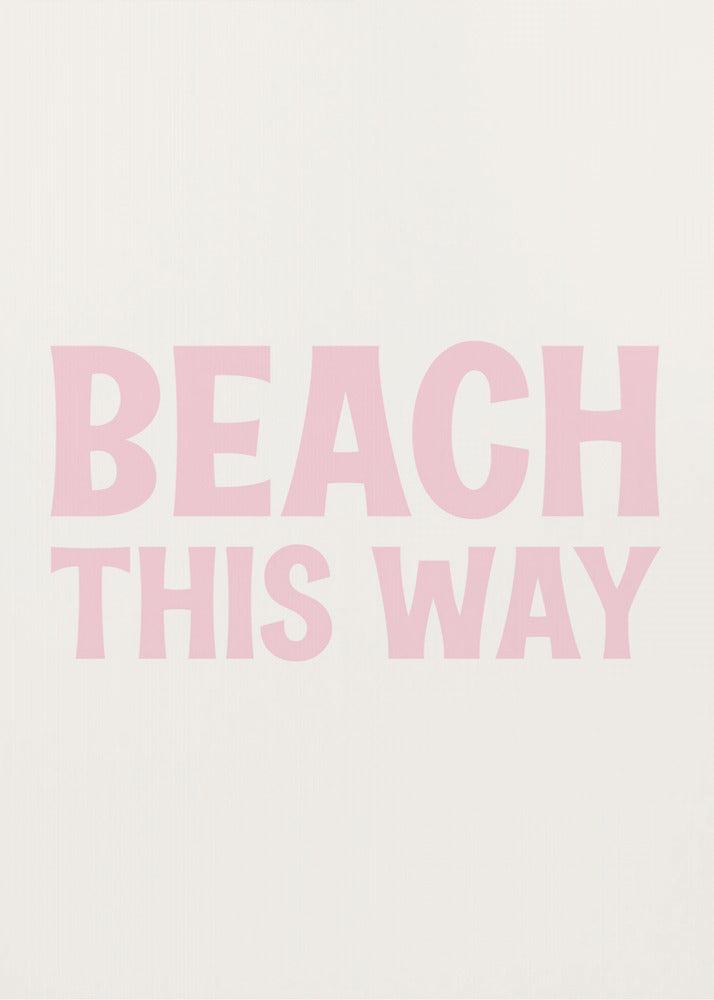 Strand entlang | Poster