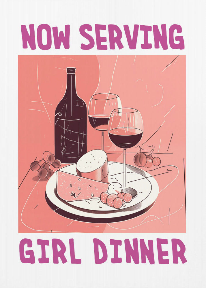 Mädchen-Dinner Nr. 1 | Poster