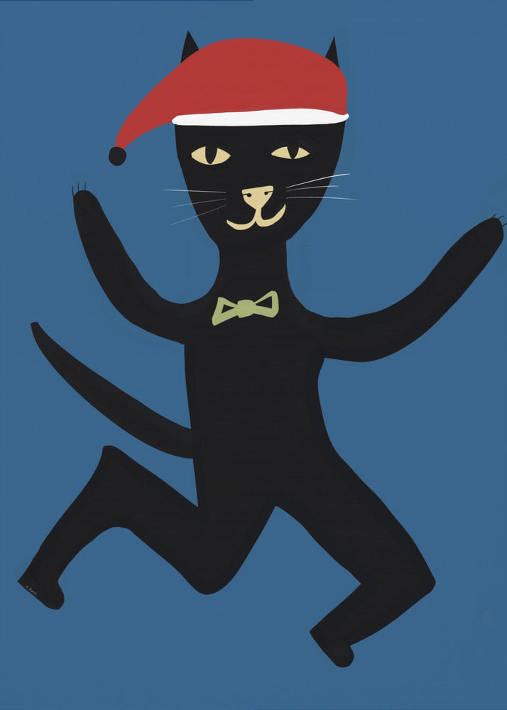 Weihnachtskatze | Poster