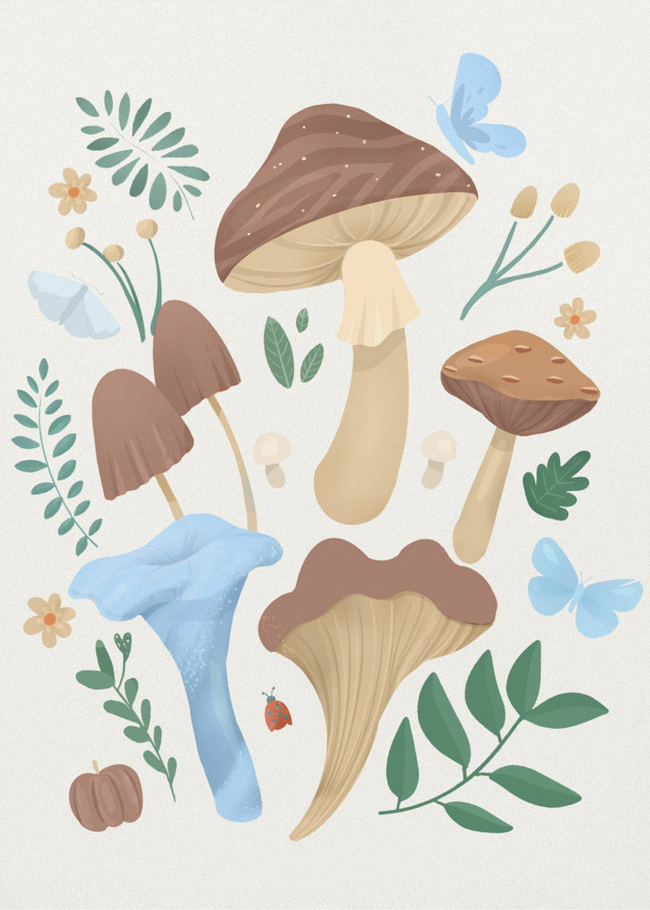 Mokka-Pilze | Poster