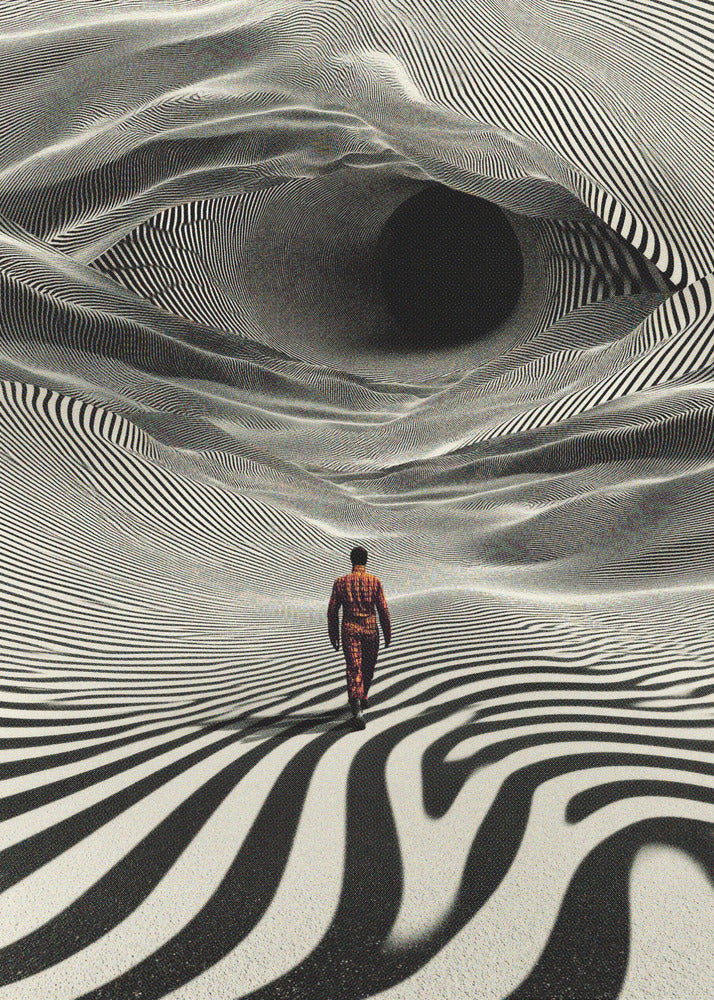 Op Art Reise | Leinwand
