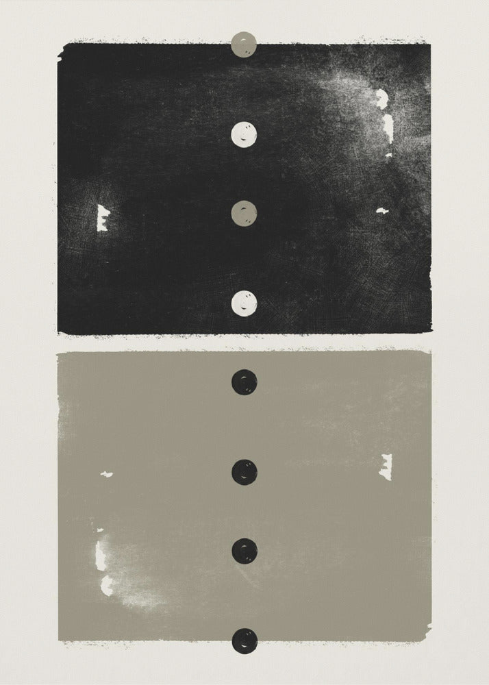 Abendliches Rendezvous Abstraktion | Poster