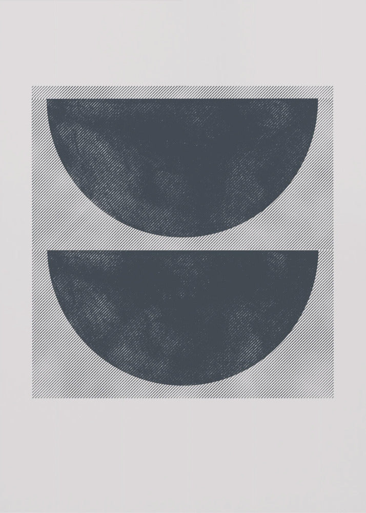 Monochrome Halves | Poster