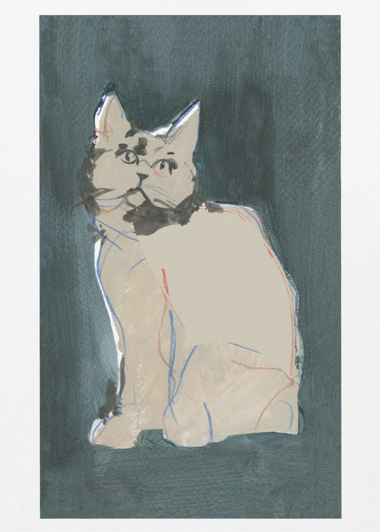 Purrfectly Mokka 6 | Leinwand