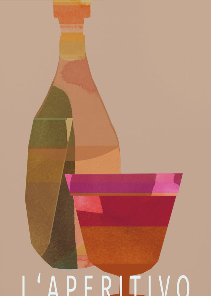 Der Aperitif 2 | Leinwand