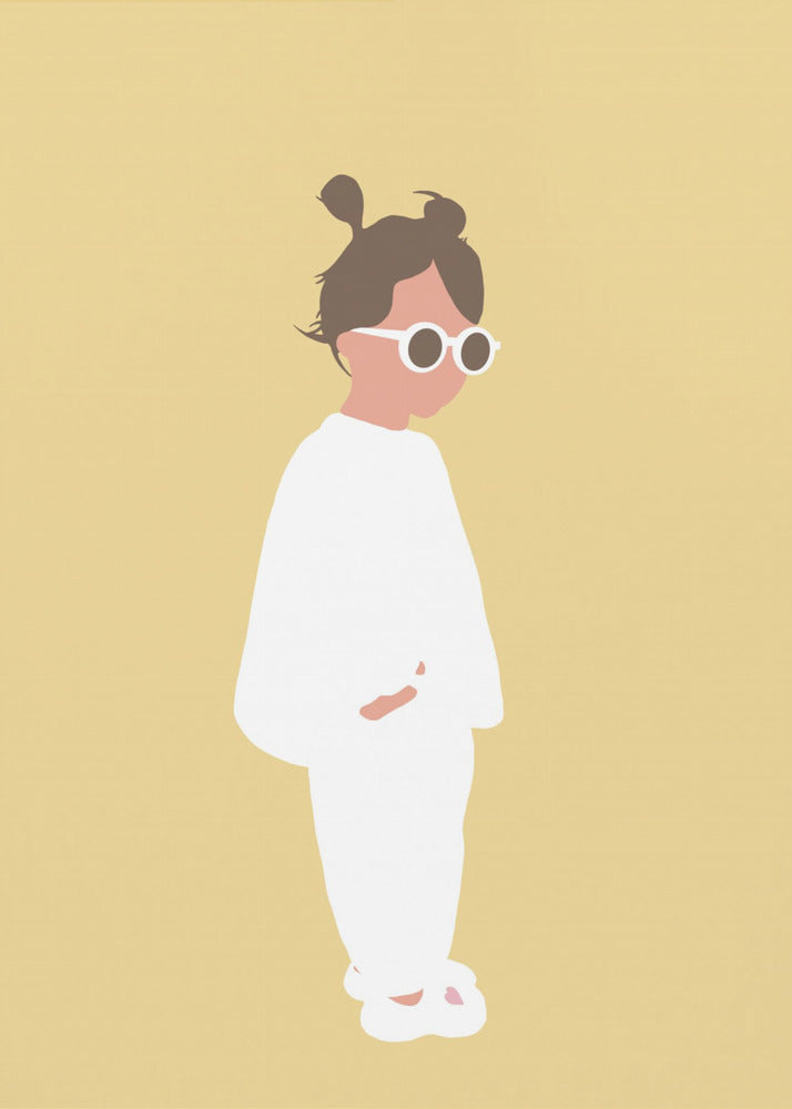 Lola – Sommermädchen-Silhouette | Poster