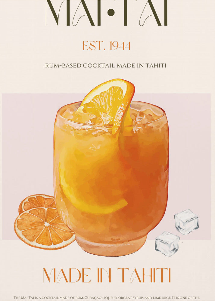 Orange Bliss Getränk | Poster