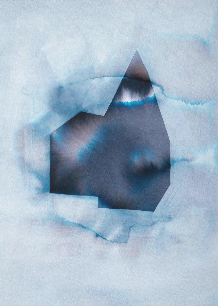 Geometrische Form mit Farbverlauf | Leinwand