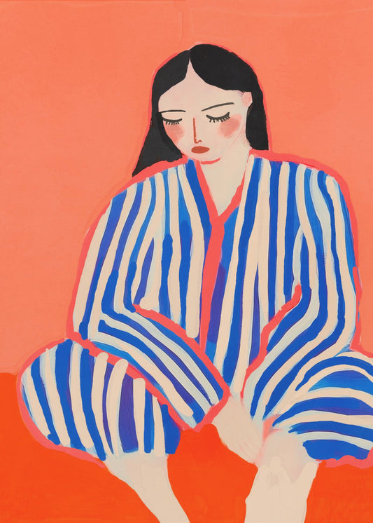 Gestreifte Reflexion | Poster