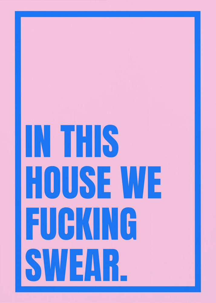 Mutiges Haus-Statement | Leinwand