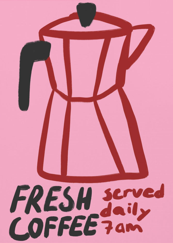 Morgens gebraut | Poster
