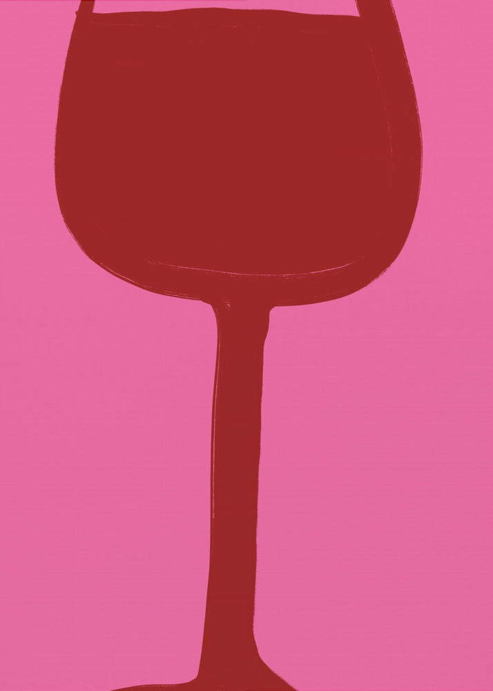 Wein und Pink Vibes | Poster