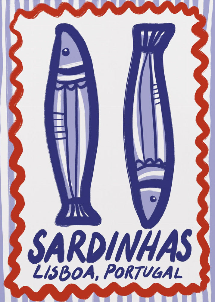 Lissabonner Sardinengenuss | Leinwand