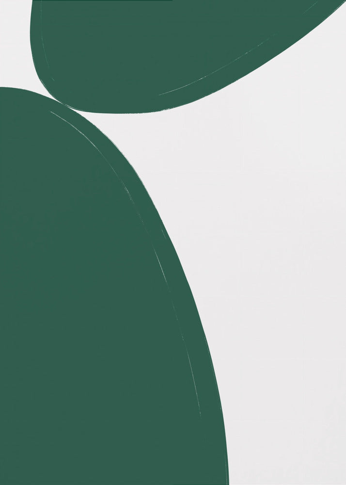 Grüner Minimalismus | Leinwand