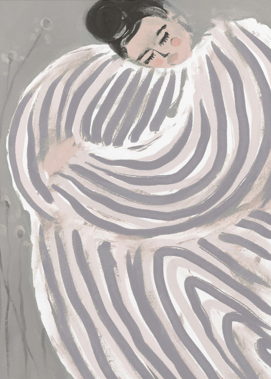 Gestreifte Gelassenheit | Poster