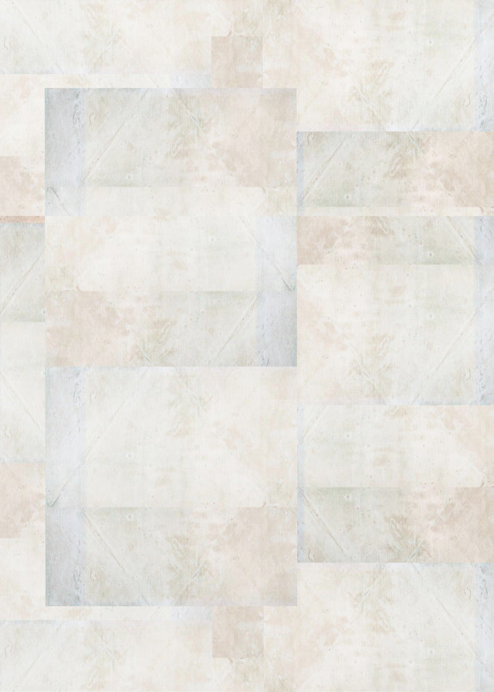 Weiches abstraktes geometrisches Muster | Poster
