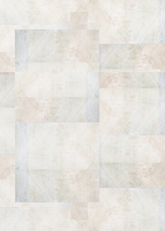 Weiches abstraktes geometrisches Muster | Poster