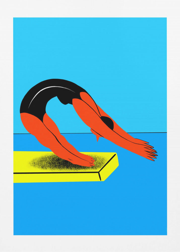 Schwimmer | Leinwand