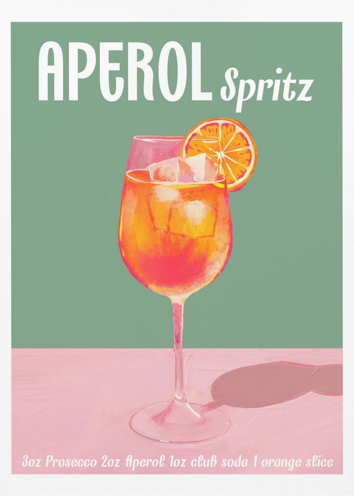 Aperol Spritz Cocktail | Leinwand