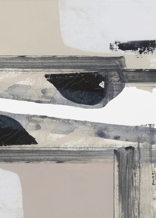 Neutrale geometrische Abstraktion | Poster