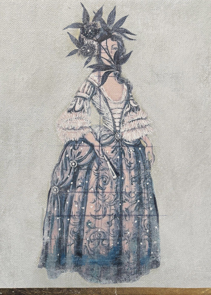 Verschleierte Eleganz | Leinwand