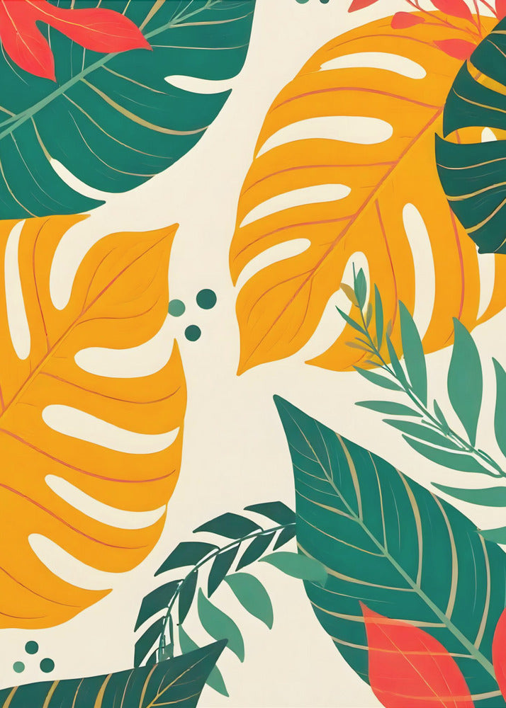 Goldene Tropenstimmung | Poster