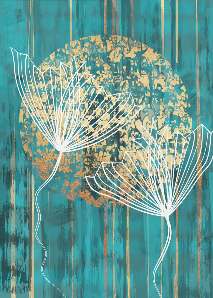 Abstrakter botanischer Kunstdruck | Poster