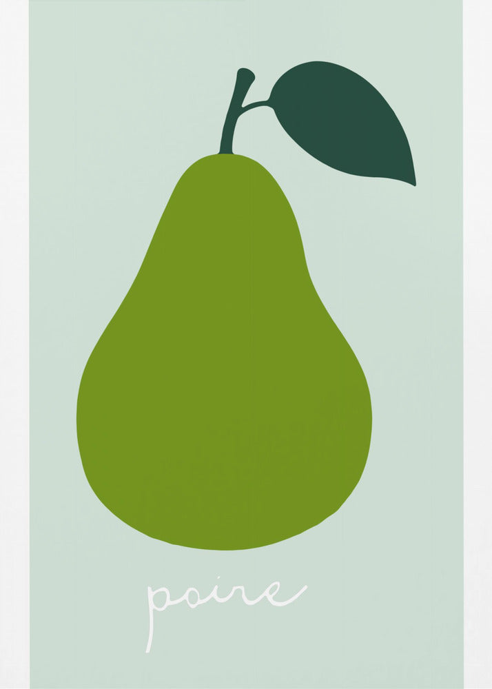 La Poire (Hellgrün) | Leinwand