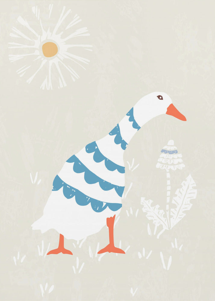 Gänseküken im Sonnenschein | Poster