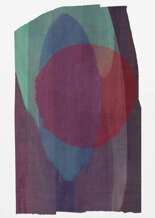 Geometric Shapes In Rich Tones | Poster