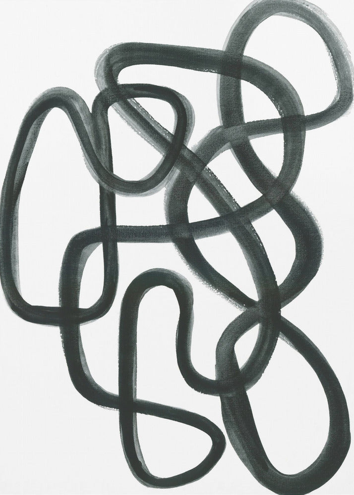 Abstrakt in Schwarz | Poster