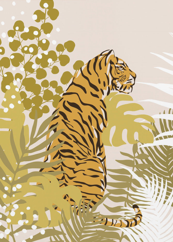 Tiger By Cats and Dotz 30 X 42 Inches | Canvas