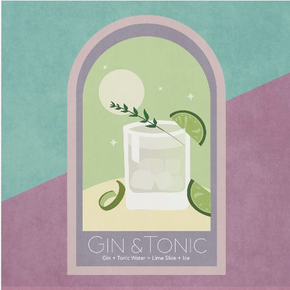 Chic Gin Twilight | Leinwand