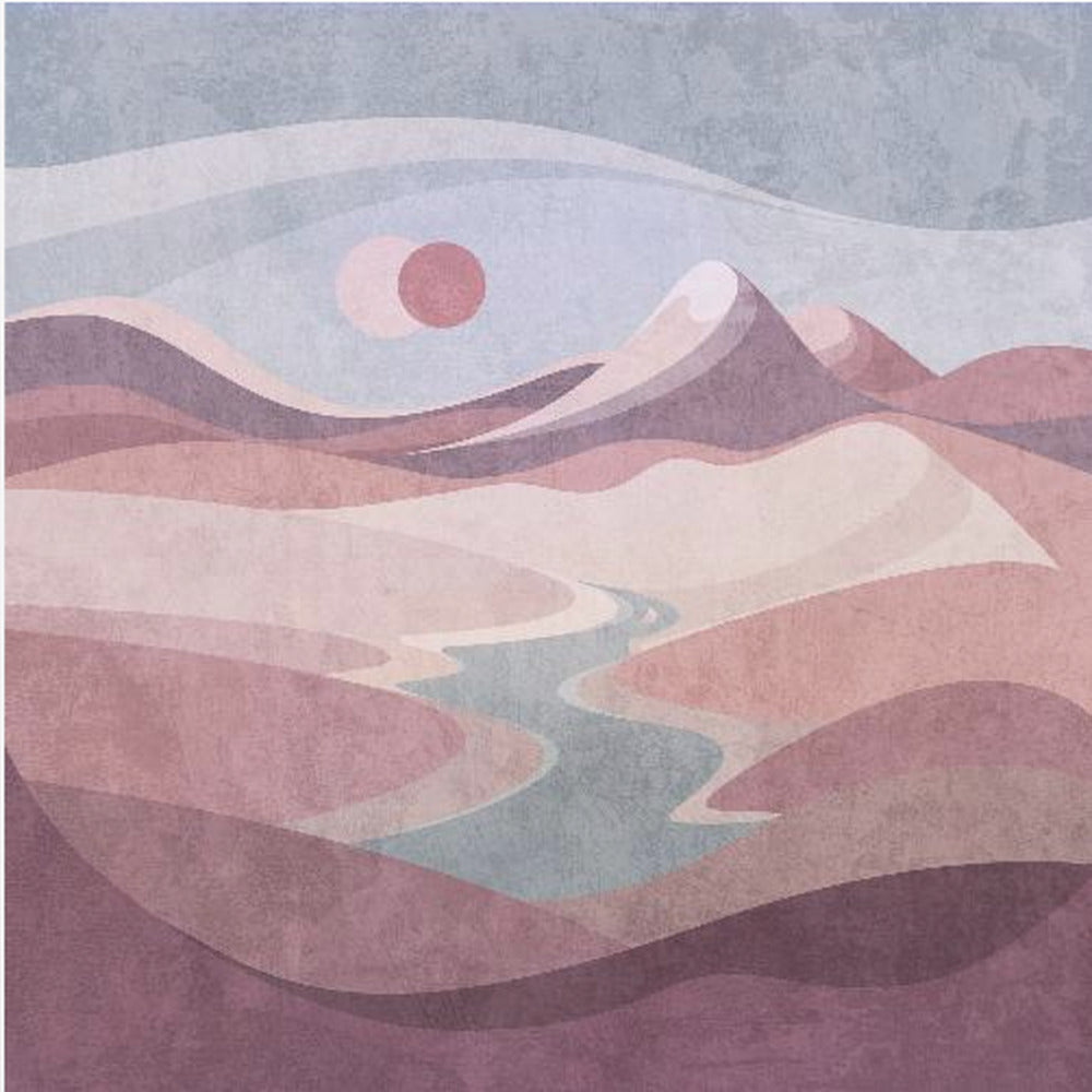 Blush Horizon Vista | Leinwand