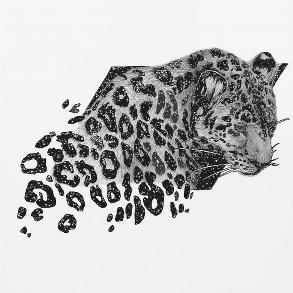Wandbild „Cosmic Leopard“ | Leinwand