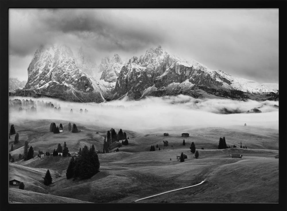 Neblige Dolomiten | Poster