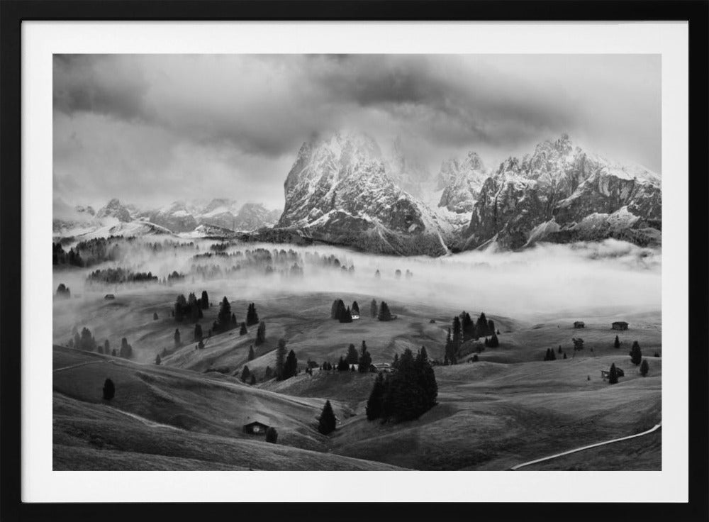 Neblige Dolomiten | Poster