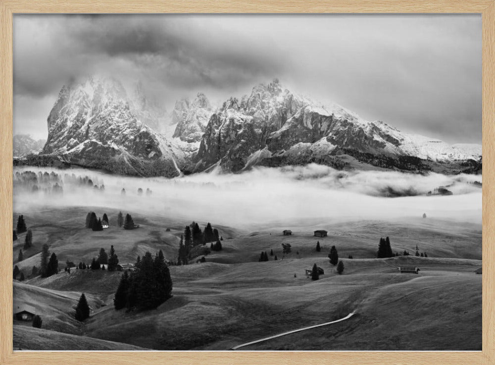 Neblige Dolomiten | Poster