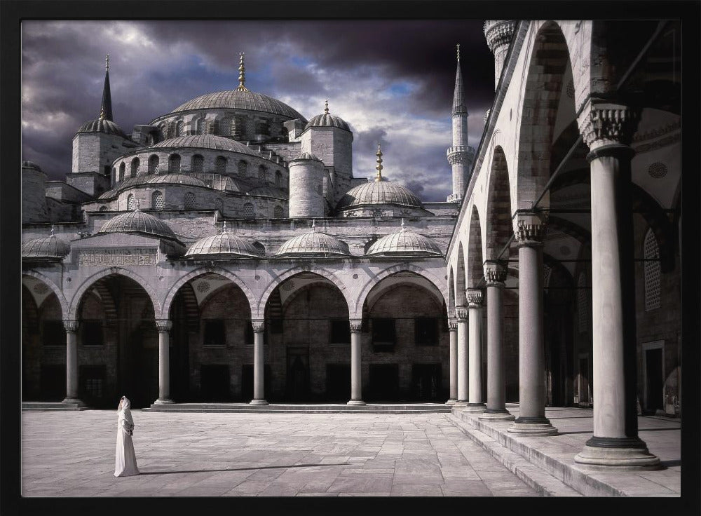 Dame und die Moschee | Poster