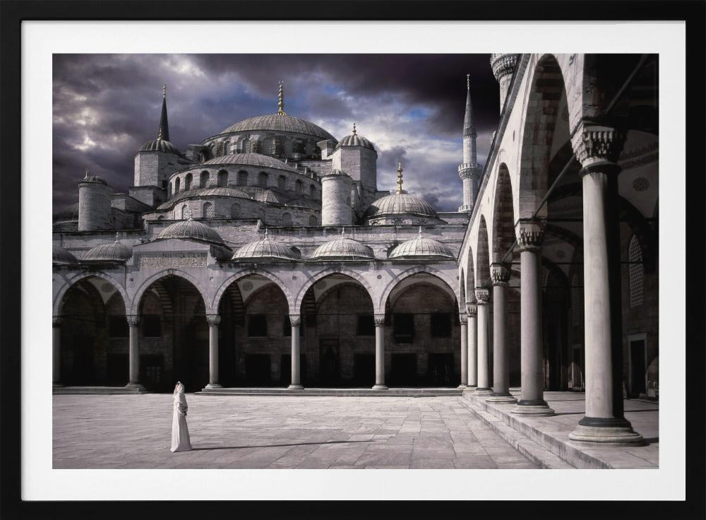 Dame und die Moschee | Poster