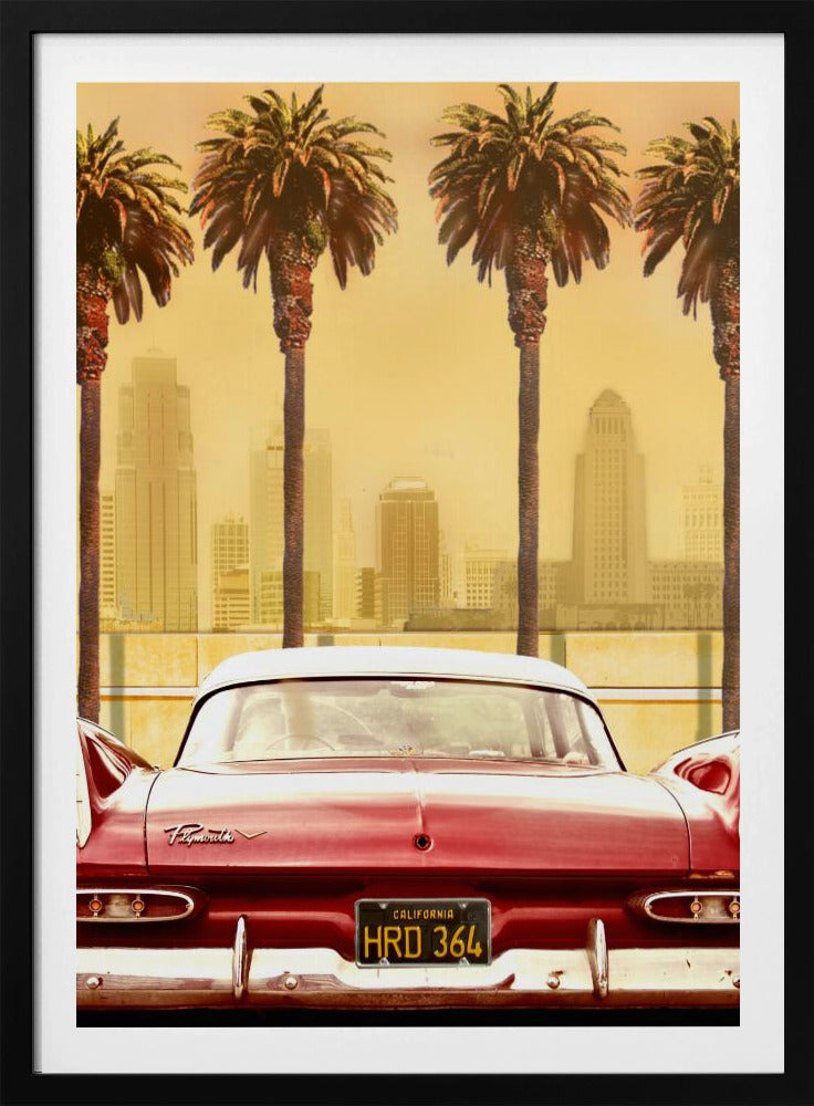 PLYMOUTH SAVOY MIT PALMEN | Poster