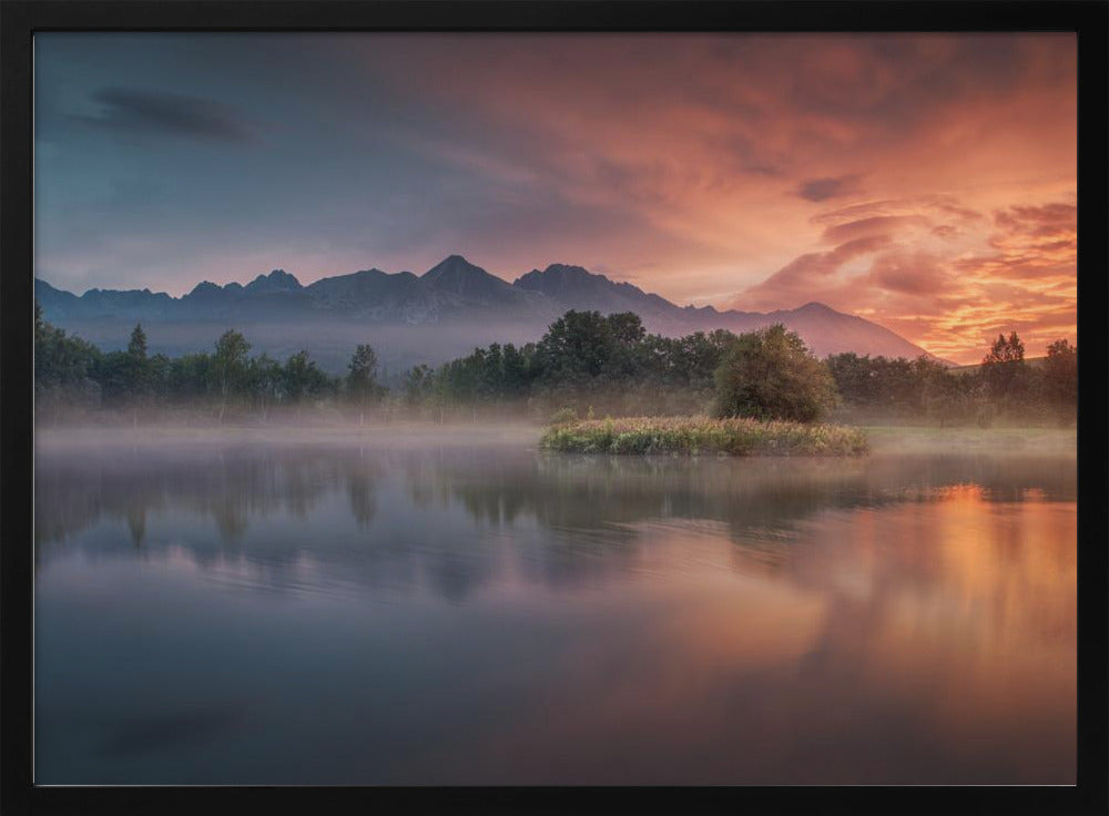 Tagesanbruch am See | Poster