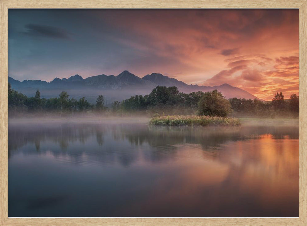 Tagesanbruch am See | Poster