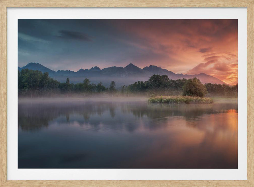 Tagesanbruch am See | Poster