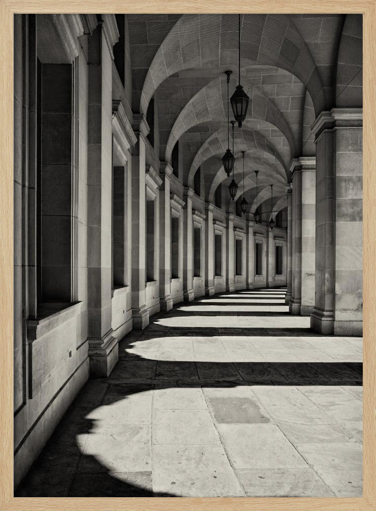 Gebogener Korridor | Poster