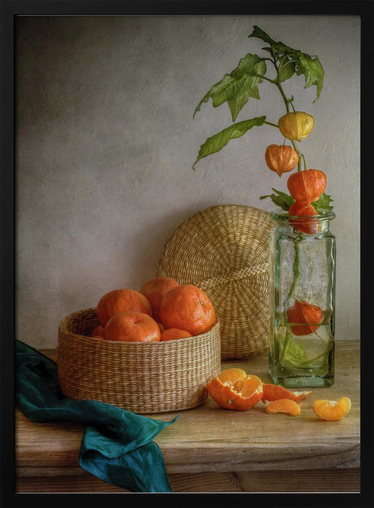 Stillleben mit Clementinen | Poster