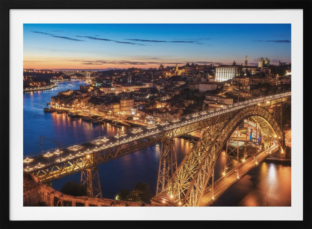 Portugal - Porto Blaue Stunde | Poster