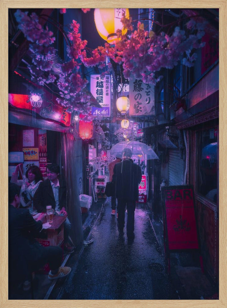 Tokio Blauer Regen | Poster